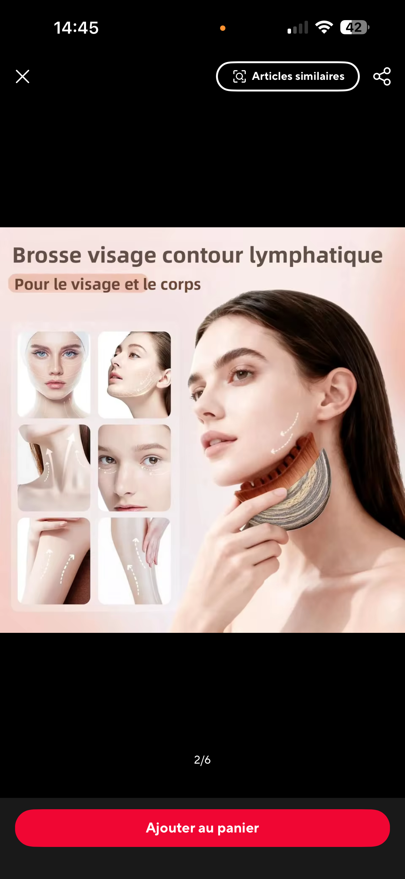 Brosse Liftante et Raffermissante Visage & Corps – Anti-Cellulite et Anti-Âge