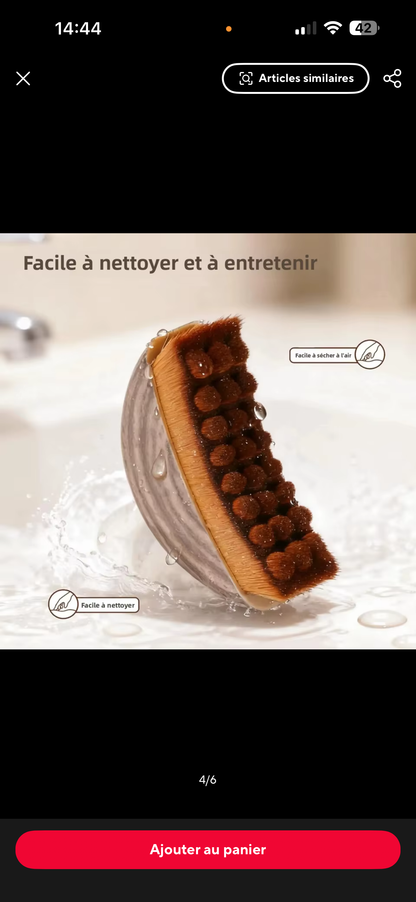 Brosse Liftante et Raffermissante Visage & Corps – Anti-Cellulite et Anti-Âge