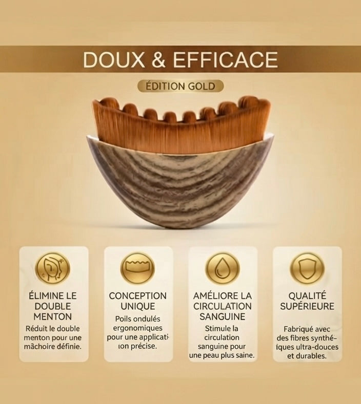 Brosse Liftante et Raffermissante Visage & Corps – Anti-Cellulite et Anti-Âge